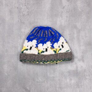 Vintage VTG 1990's 90's Kowela Pattern Wool Beenie